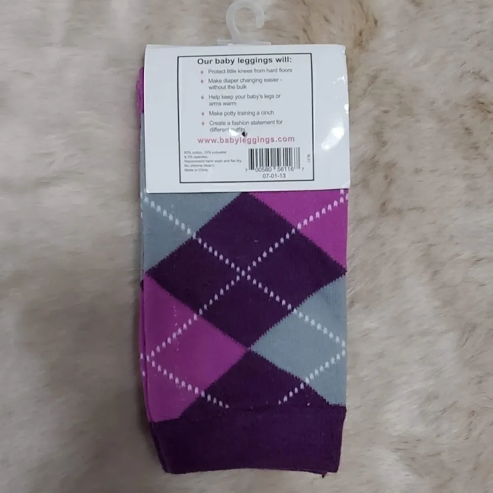 NEW!  GIRLS BABY LEGGINGS - 2 PAIRS